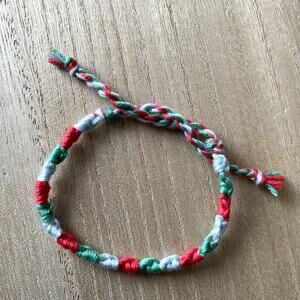 Fleur Bracelet anklet trendy comfortable tie embroidery thread woven gift